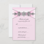 Pink Ombre RSVP (Achterkant)