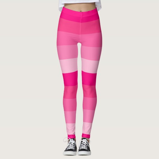 Pink Ombre Shade Leggings (Voorkant)