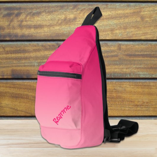 Pink Ombre Sling Bag