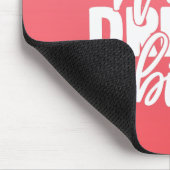 Pink Ombre Work Hard Dream Big Mousepad Muismat (Hoek)