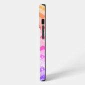 Pink Ombre Zig Zag iPhone Hoesje (Linkerkant)