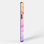 Pink Ombre Zig Zag iPhone Hoesje (Rechterkant)