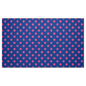 Pink On Blue Polka Dots Pattern Design Stof (Fat Quarter)