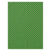 Pink On Green Polka Dots Pattern Design  Tafelkleed (Voorkant)