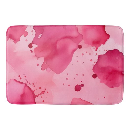 Pink on Pink Abstract Badmat (Voorkant)