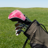 Pink on Pink Abstract  Golfheadcover (Insitu)