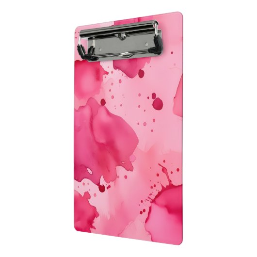 Pink on Pink Abstract  Mini Klembord (Angled2)