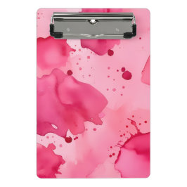 Pink on Pink Abstract  Mini Klembord