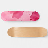 Pink on Pink Abstract Persoonlijk Skateboard (Horizontaal)