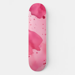 Pink on Pink Abstract Persoonlijk Skateboard
