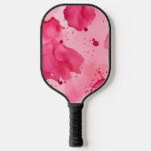 Pink on Pink Abstract Pickleball Paddle (Voorkant)