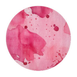 Pink on Pink Abstract Snijplank