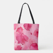 Pink on Pink Abstract Tote Bag (Achterkant)