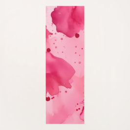 Pink on Pink Abstract Yogamat