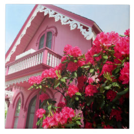 Pink on Pink - Martha's Vineyard Tegeltje