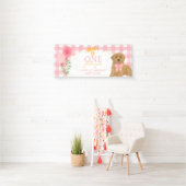 Pink One Golden Year Retriever Puppy 1st Birthday Spandoek (Insitu)