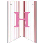 Pink One Silly Cat 1st Birthday Welcome Vlaggetjes (Tweede vlag)