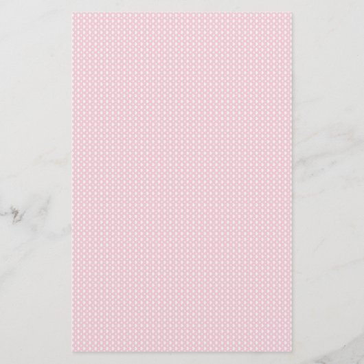 Pink Opossum Mongram Letter P Lined Briefpapier (Achterkant)