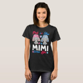 Pink Or Blue Mimi Loves You Elephants Baby Gender  T-shirt (Voorkant volledig)