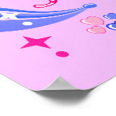 Pink Or Blue Mommy Loves You Poster (Hoek)