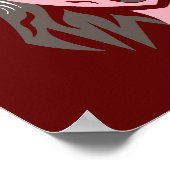 Pink Orc Meisje Poster (Hoek)