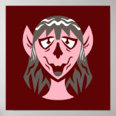 Pink Orc Meisje Poster (Voorkant)