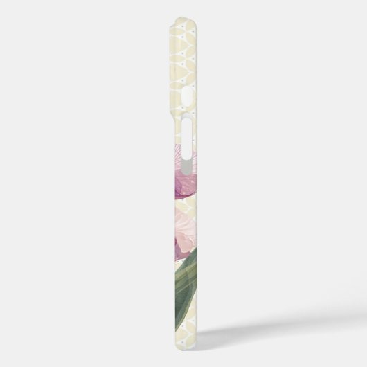 Pink Orchid Botanical Case-Mate iPhone Case (Achterkant / Links)