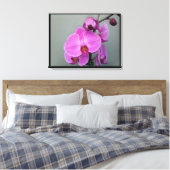 PINK ORCHID canvas Afdruk (Insitu (Slaapkamer))