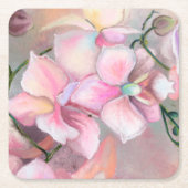 Pink Orchid Paper Onderzetter (Voorkant)