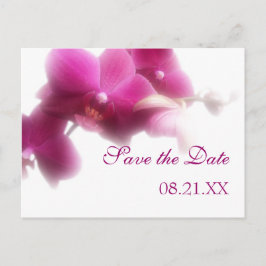 Pink Orchid Save the Date Aankondiging