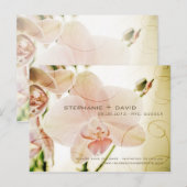 Pink Orchid · Save the Date Briefkaart (Voorkant / Achterkant)