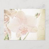 Pink Orchid · Save the Date Briefkaart (Achterkant)