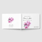 Pink Orchid Wedding Gastenboek (Volledig)