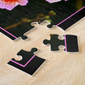 Pink Orchids jigsaw puzzel (Zijkant)