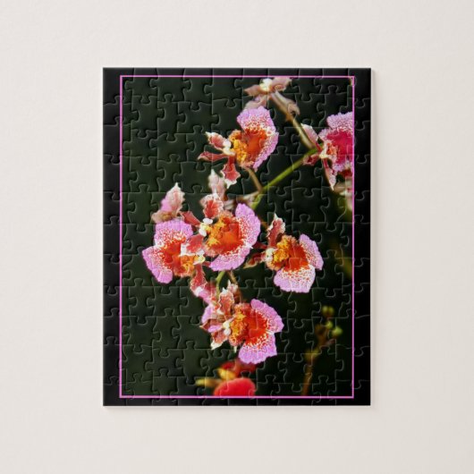 Pink Orchids jigsaw puzzel (Verticaal)