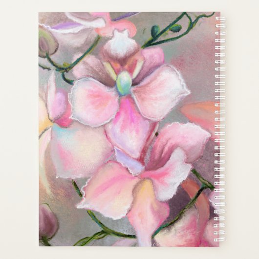Pink Orchids Planner (Achterkant)