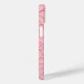 Pink Organic Texture iPhone Case Feminine Look (Achterkant / Rechts)