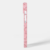 Pink Organic Texture iPhone Case Feminine Look (Achterkant / Links)