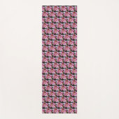 Pink Oriental Lily Floral Pattern Yogamat (Voorkant)