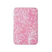Pink Ornamental Bath Mat (Voorkant Verticaal)
