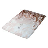 Pink Ornate Pearl and Floral Bath Mat (Gekanteld)