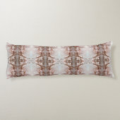 Pink Ornate Pearl and Floral Body Pillow Lichaamskussen (Achterkant)
