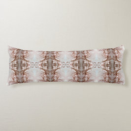 Pink Ornate Pearl and Floral Body Pillow Lichaamskussen