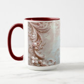 Pink Ornate Pearl and Floral Mug Mok (Links)