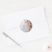 Pink Ornate Pearl and Floral Sticker (Envelop)
