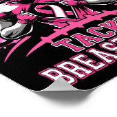 Pink Out Aanpak Borstkanker Bewustzijn Amerikaans Poster (Hoek)