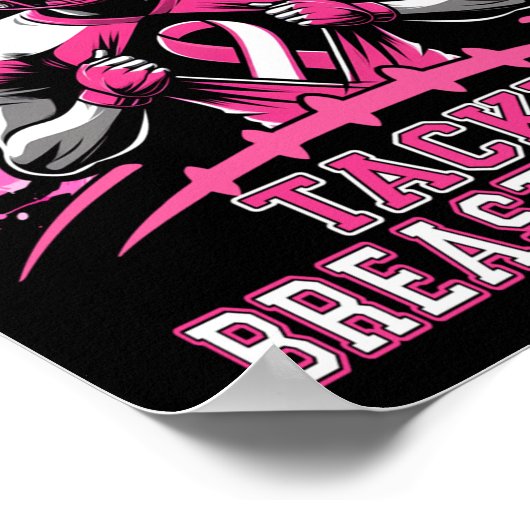 Pink Out Aanpak Borstkanker Bewustzijn Amerikaans Poster (Hoek)