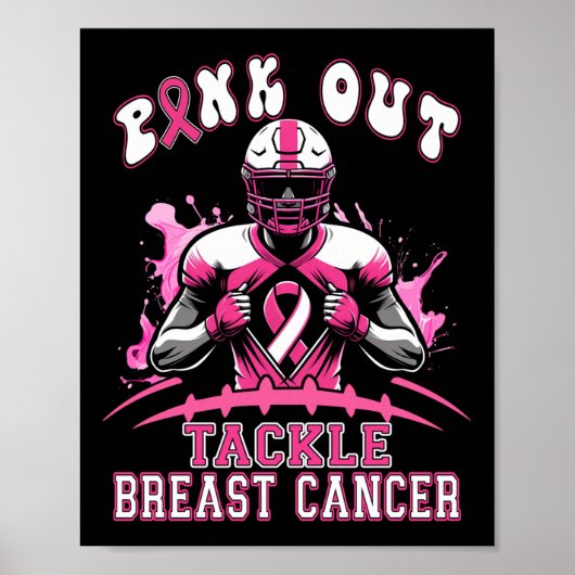 Pink Out Aanpak Borstkanker Bewustzijn Amerikaans Poster (Voorkant)