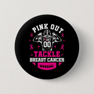 Pink Out Aanpak Borstkanker Bewustzijn Amerikaans Ronde Button 5,7 Cm