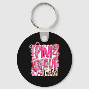 Pink Out Aanpakken Borstkanker Awareness Ribbon Fo Sleutelhanger